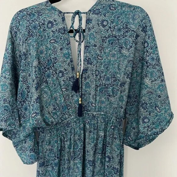 BOHO MAXI DRESS SZ ONE SIZE - Picture 7 of 7